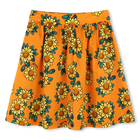 Falda de sat&eacute;n de algod&oacute;n KENZO KIDS 
                    NI&Ntilde;A