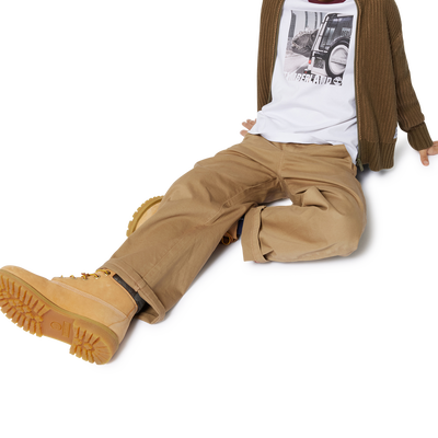 Camiseta bicolor con estampado TIMBERLAND NI&Ntilde;O