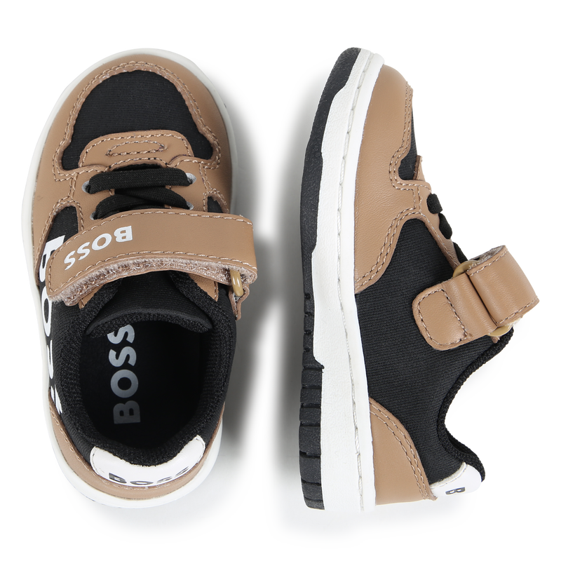 Zapatillas de cord&oacute;n y velcro BOSS 
                        NI&Ntilde;O