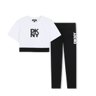 Conjunto de camiseta y leggings DKNY 
                    NI&Ntilde;A