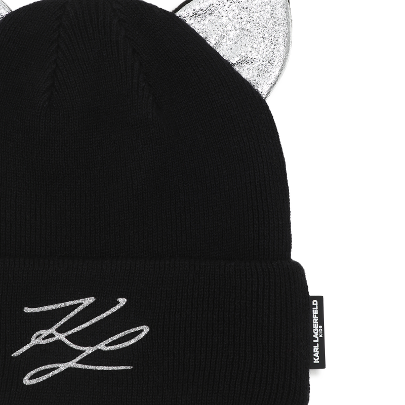 Gorro de punto KARL LAGERFELD KIDS 
                        NI&Ntilde;A