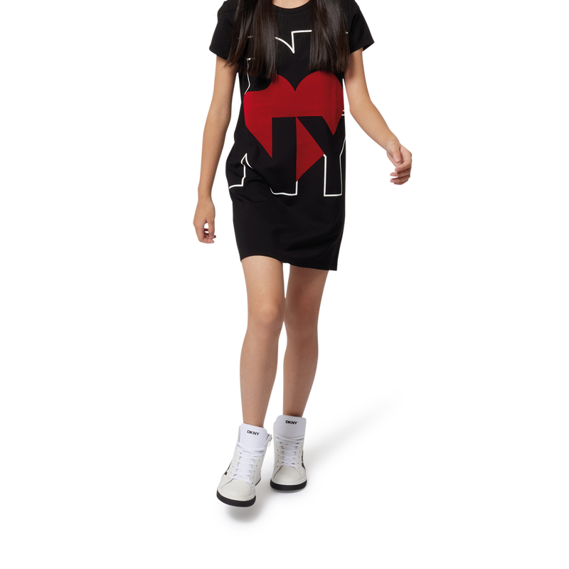 Vestido de manga corta DKNY 
                        NI&Ntilde;A