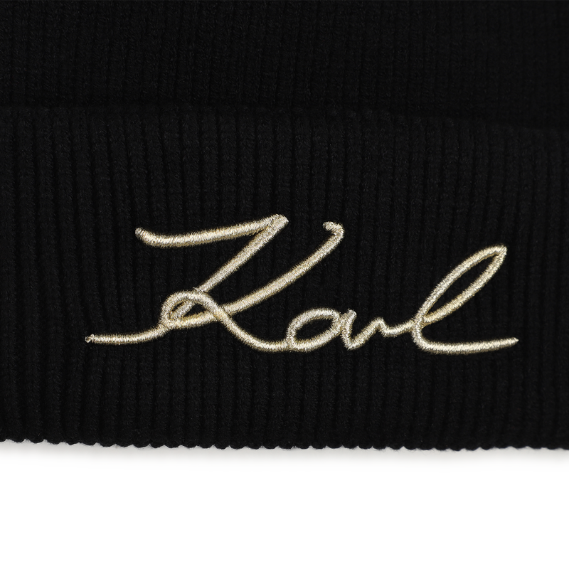 Conjunto de gorro y bufanda. KARL LAGERFELD KIDS 
                        NI&Ntilde;A