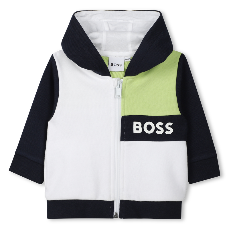 Chaqueta con capucha BOSS 
                        NI&Ntilde;O