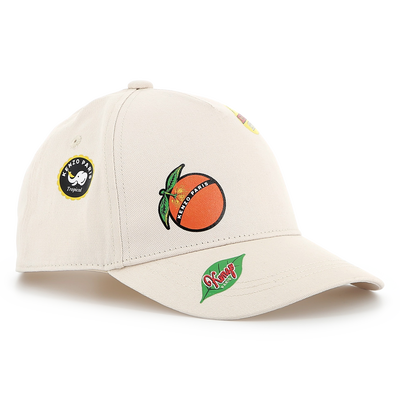 Gorra de algod&oacute;n estampada KENZO KIDS UNISEXO