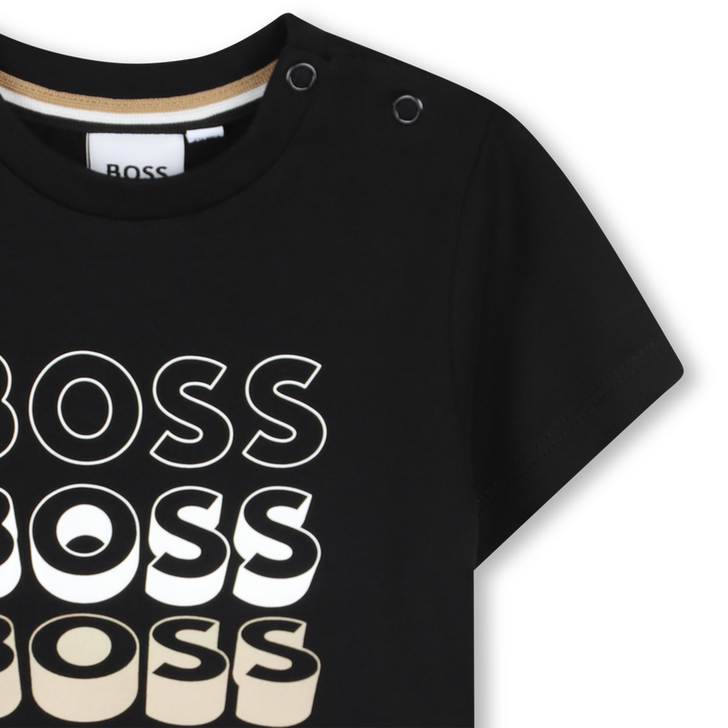 CAMISETA DE MANGA CORTA BOSS 
                        NI&Ntilde;O