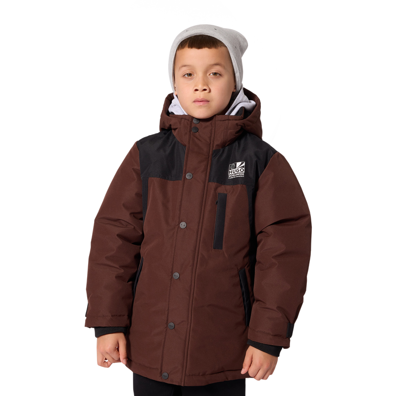 Parka con capucha HUGO 
                        NI&Ntilde;O