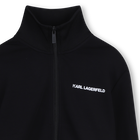 Sudadera con capucha con cremallera KARL LAGERFELD KIDS 
                    NI&Ntilde;O