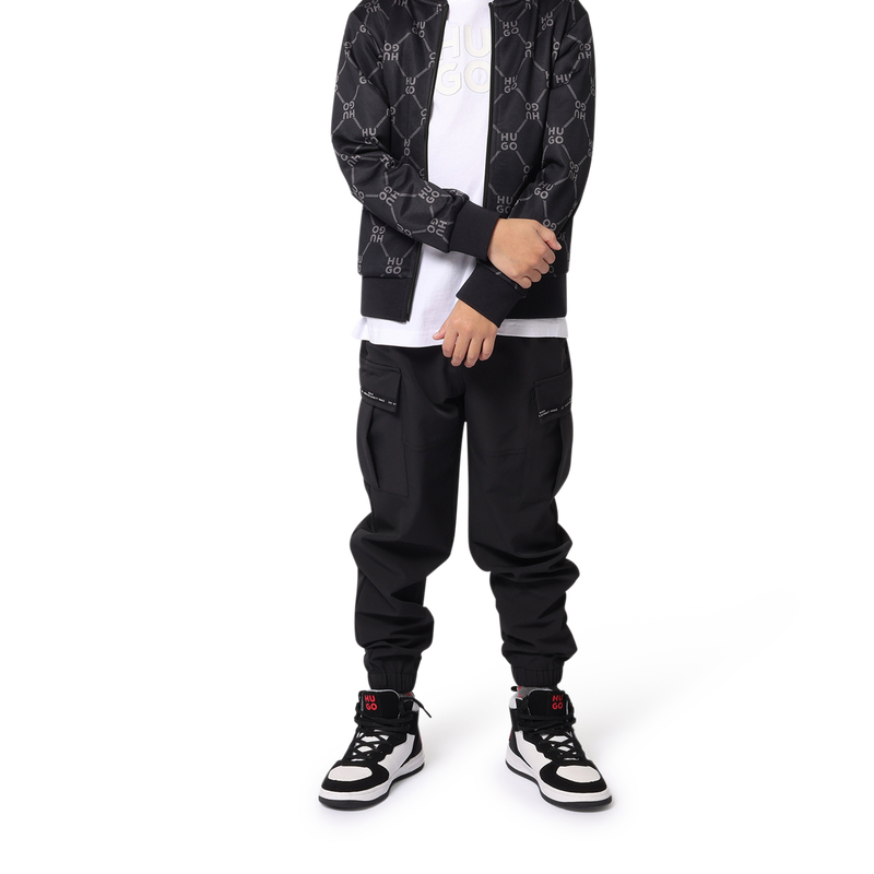 Chaqueta de ch&aacute;ndal de mulet&oacute;n HUGO 
                        NI&Ntilde;O