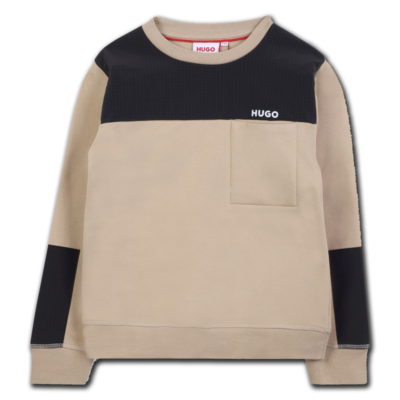Sudadera de cuello redondo HUGO 
                        NI&Ntilde;O