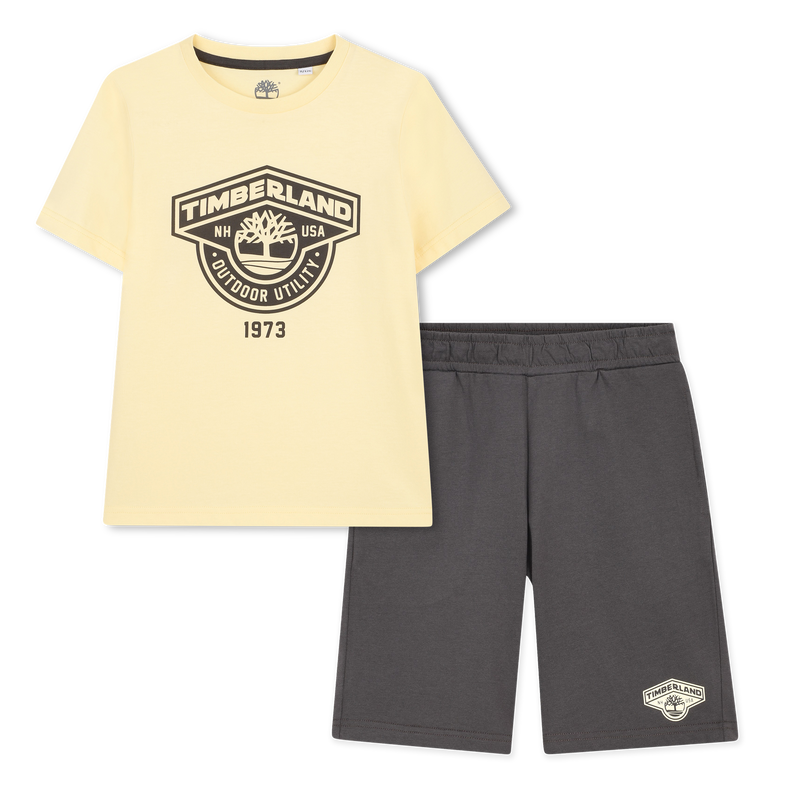 Conjunto de camiseta y bermudas TIMBERLAND 
                        NI&Ntilde;O
