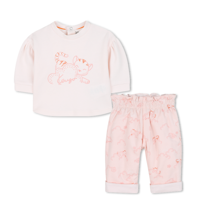 Conjunto de camiseta + pantal&oacute;n KENZO KIDS 
                        NI&Ntilde;A