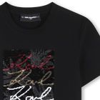 Camiseta de manga corta KARL LAGERFELD KIDS 
                    NI&Ntilde;A