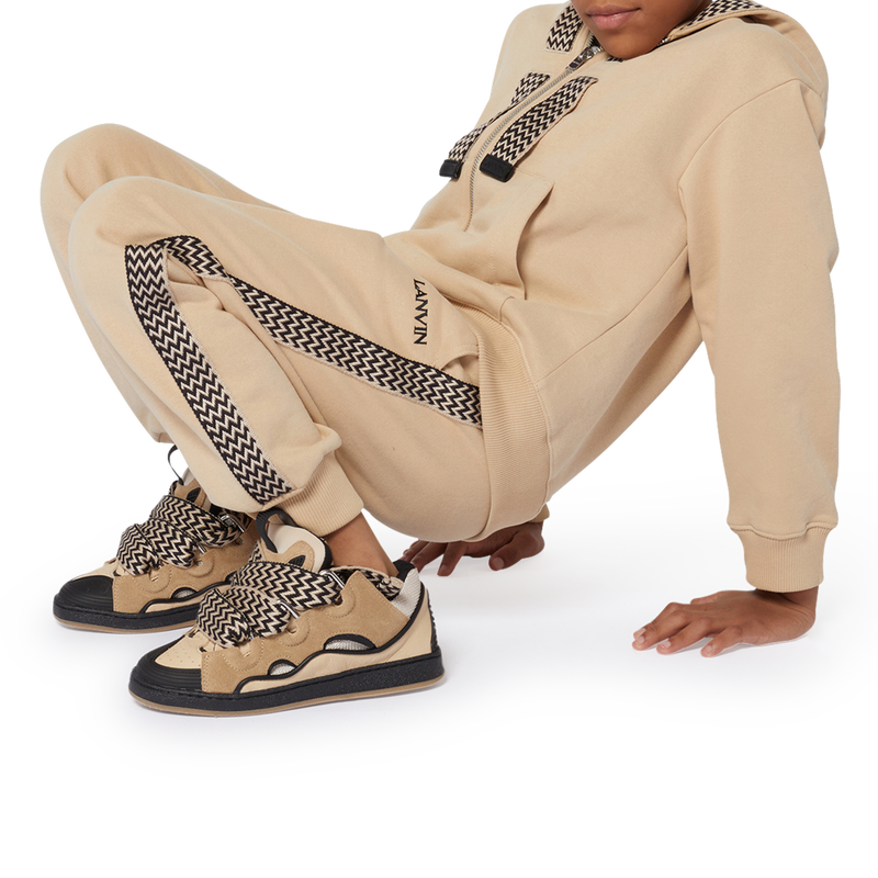 Sudadera con logo bordado LANVIN 
                        NI&Ntilde;O