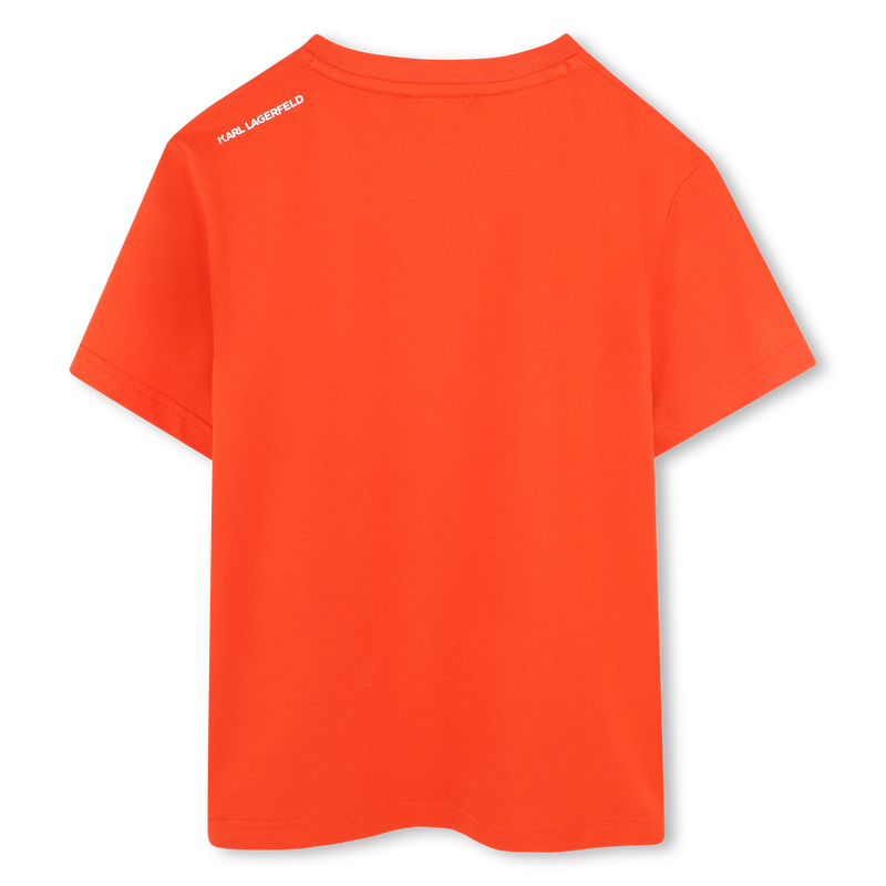 Camiseta con estampado KARL LAGERFELD KIDS 
                        NI&Ntilde;O