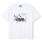 Camiseta de algod&oacute;n de manga corta KENZO KIDS 
                    NI&Ntilde;O