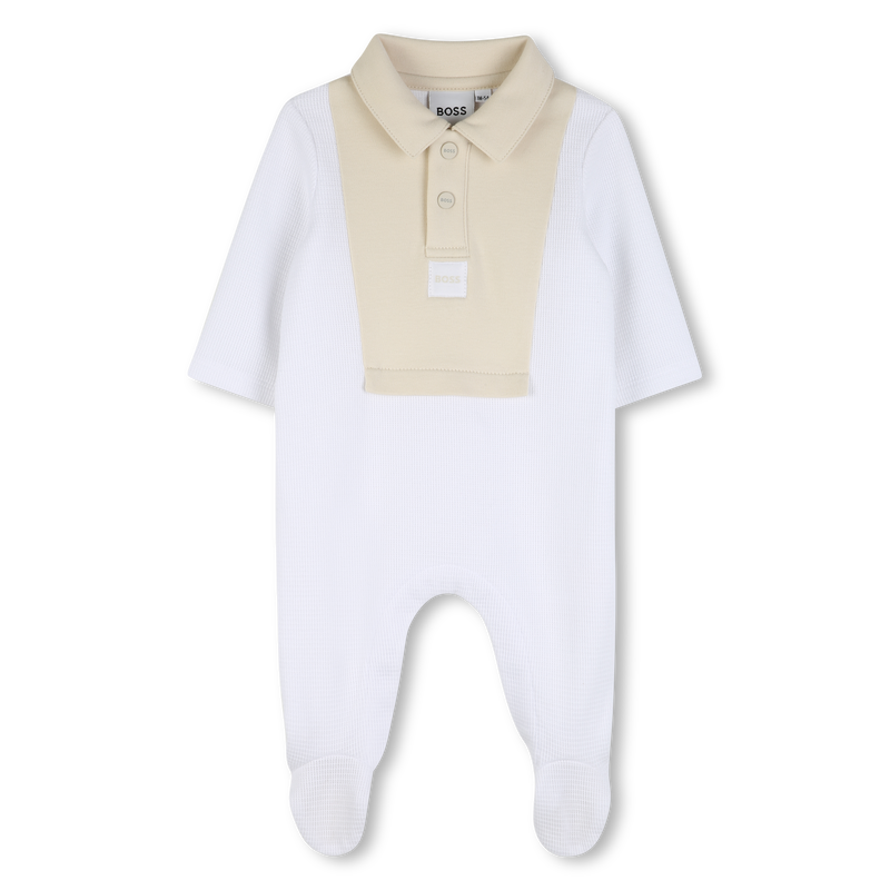 PIJAMA CON CIERRE A PRESI&Oacute;N BOSS 
                        NI&Ntilde;O