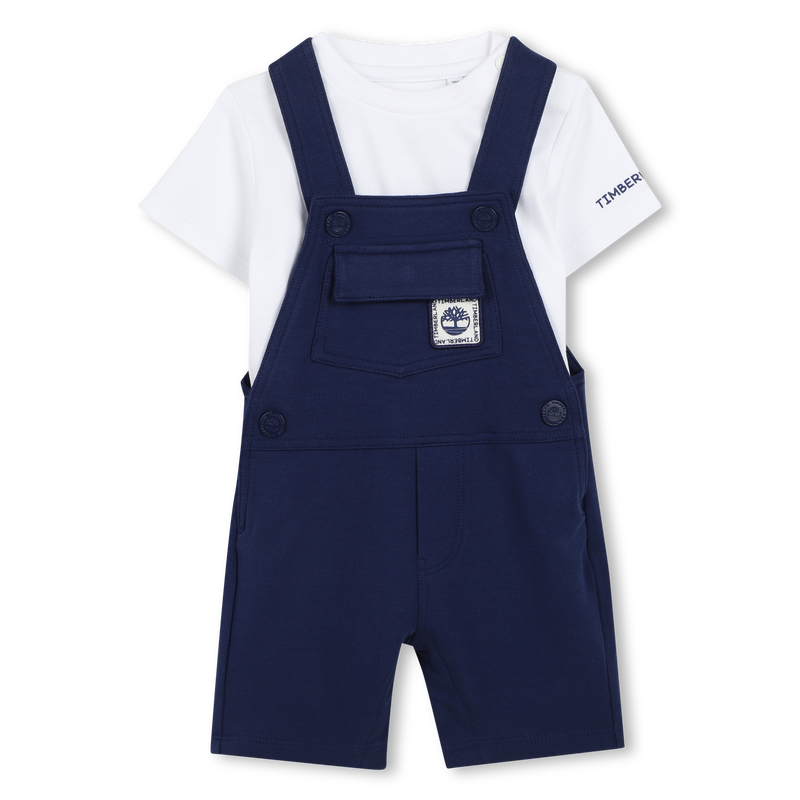 Conjunto de peto y camiseta TIMBERLAND 
                        NI&Ntilde;O