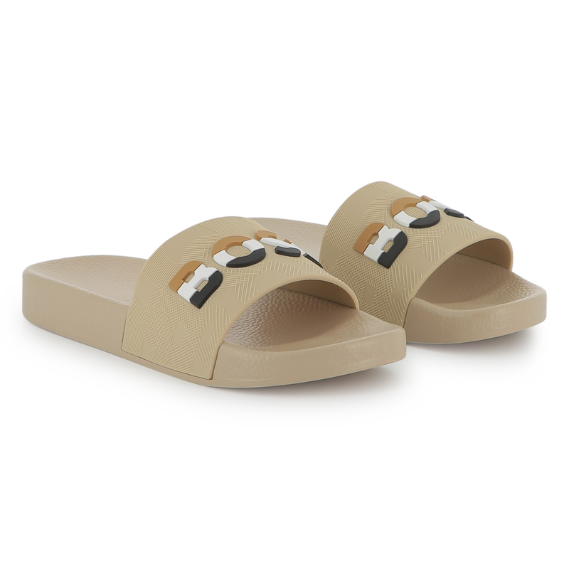 Chanclas con tira ancha BOSS 
                        NI&Ntilde;O