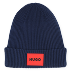 Gorro de punto de algod&oacute;n HUGO 
                    UNISEXO