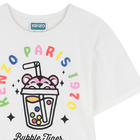 Vestido estampado brillante KENZO KIDS 
                    NI&Ntilde;A