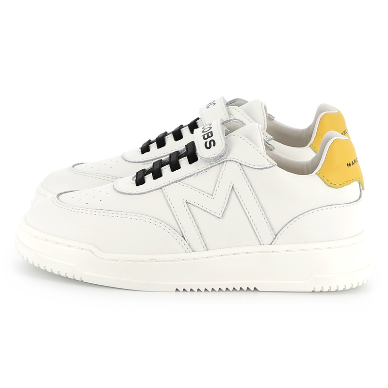 Zapatillas de cuero con velcro MARC JACOBS 
                        NI&Ntilde;O