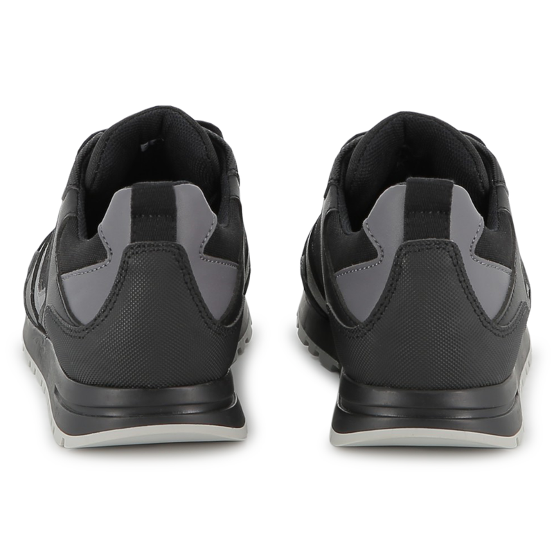 Zapatillas de imitaci&oacute;n y lona BOSS 
                        NI&Ntilde;O