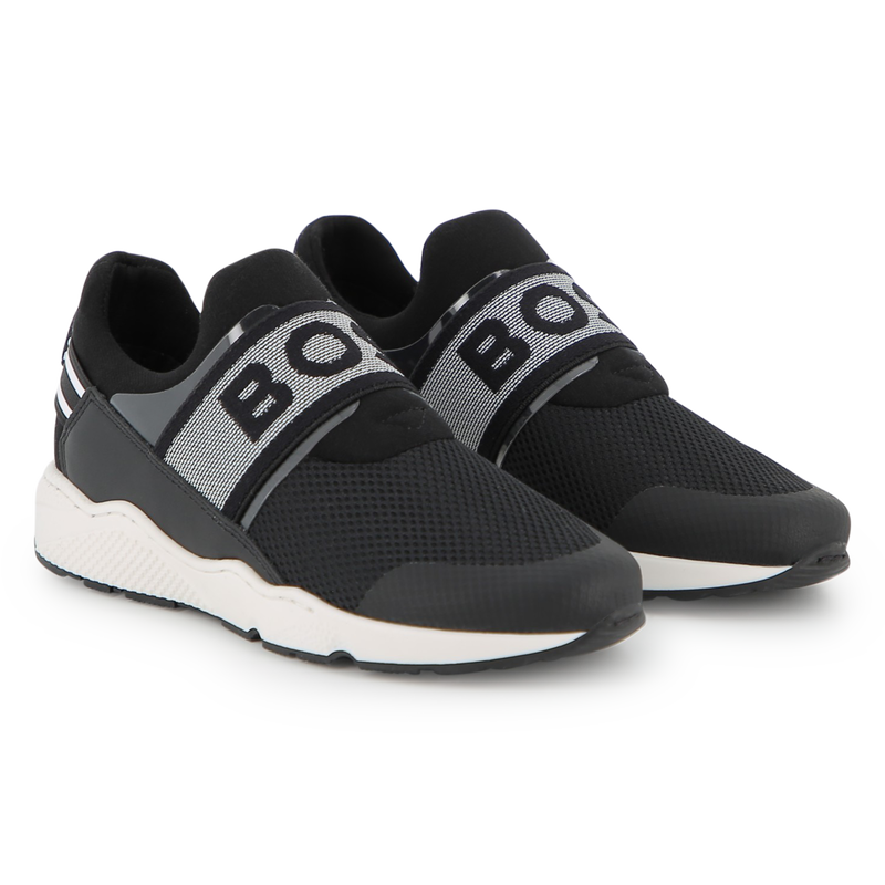 ZAPATILLAS DE PIEL DE VACUNO BOSS 
                        NI&Ntilde;O