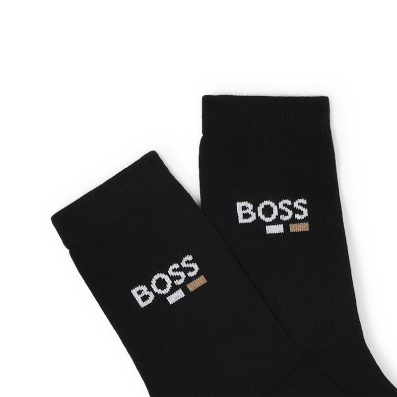 Pack de 2 pares de calcetines BOSS 
                        NI&Ntilde;O