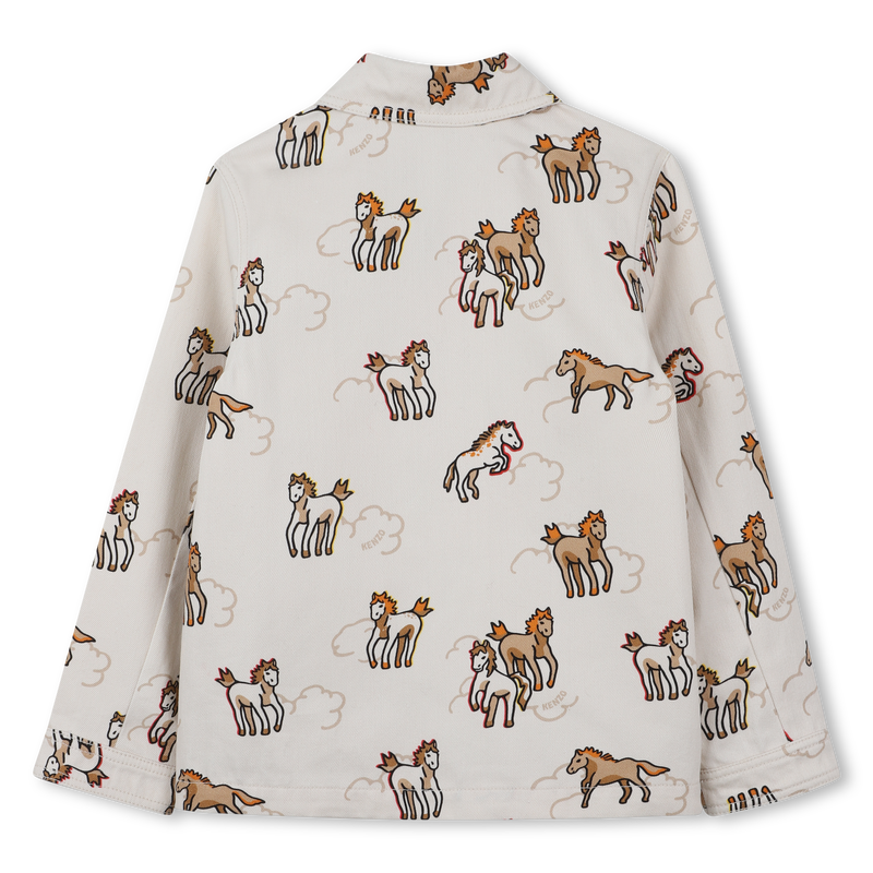 CHAQUETA DE CORTE RECTO KENZO KIDS 
                        UNISEXO