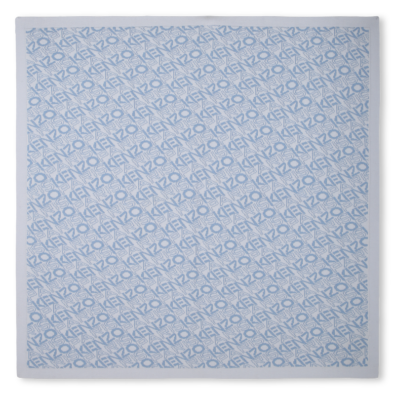 Manta de Jacquard y algod&oacute;n KENZO KIDS 
                        UNISEXO