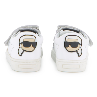 ZAPATILLAS CON RAYAS DE VELCRO KARL LAGERFELD KIDS NI&Ntilde;O