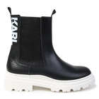 Botines de cuero KARL LAGERFELD KIDS 
                    NI&Ntilde;A