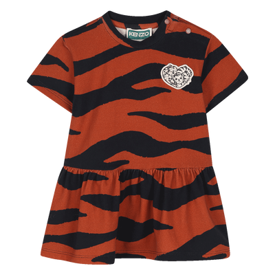 Vestido de manga corta KENZO KIDS NI&Ntilde;A