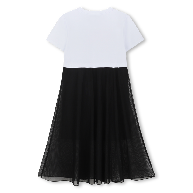 Vestido efecto 2 en 1 DKNY 
                        NI&Ntilde;A