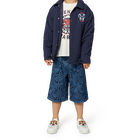Bermudas vaqueras estampadas KENZO KIDS 
                    NI&Ntilde;O