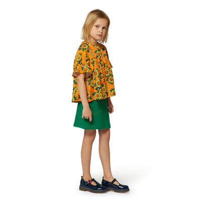 Falda trapecio con bolsillos KENZO KIDS NI&Ntilde;A