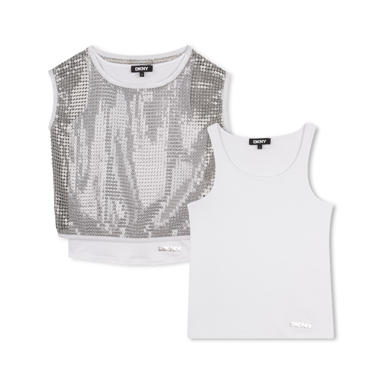 Camiseta 2 en 1 DKNY 
                        NI&Ntilde;A