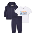 Conjunto de pantal&oacute;n, camiseta y c&aacute;rdigan TIMBERLAND 
                    NI&Ntilde;O
