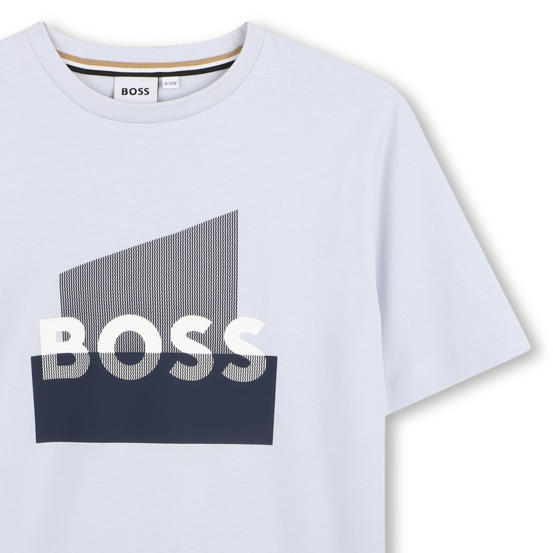 CAMISETA DE MANGA CORTA BOSS 
                        NI&Ntilde;O