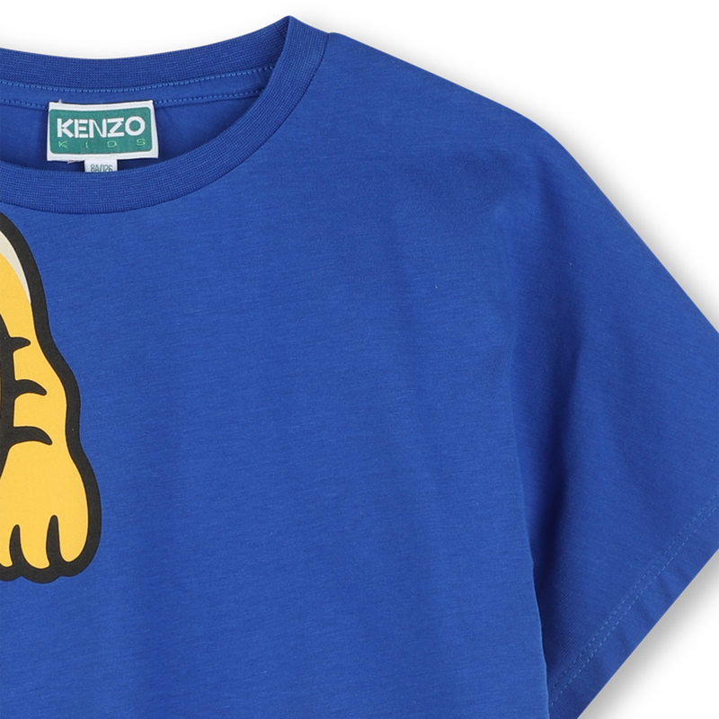 Camiseta de algodón estampada KENZO KIDS 
                        NIÑO
