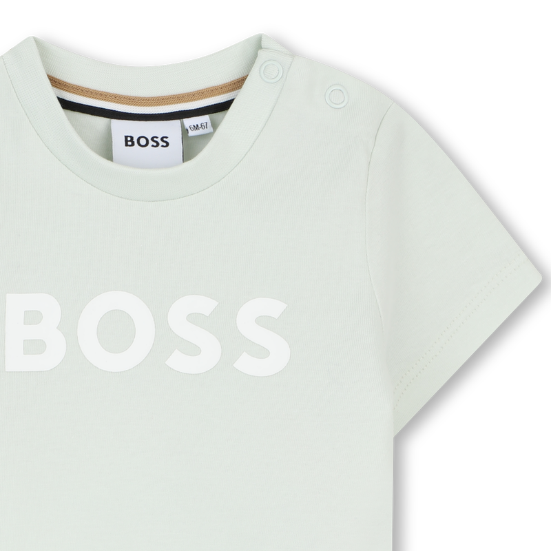 CAMISETA DE MANGA CORTA BOSS 
                        NI&Ntilde;O