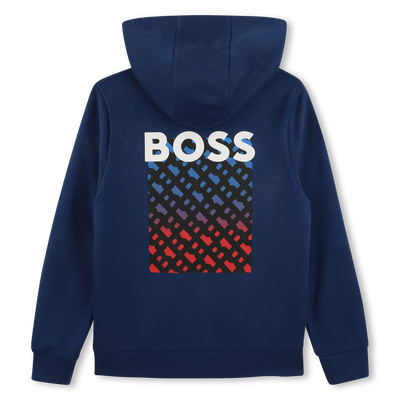 SUDADERA CON CAPUCHA BOSS NI&Ntilde;O