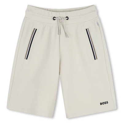 BERMUDAS DE ALGOD&Oacute;N BOSS NI&Ntilde;O