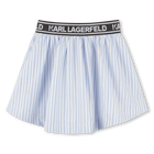 Falda corta elegante KARL LAGERFELD KIDS 
                    NI&Ntilde;A