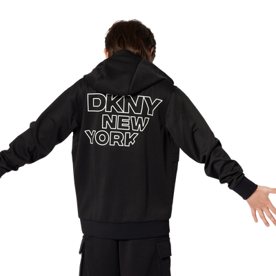 Sudadera estampado con relieve DKNY UNISEXO