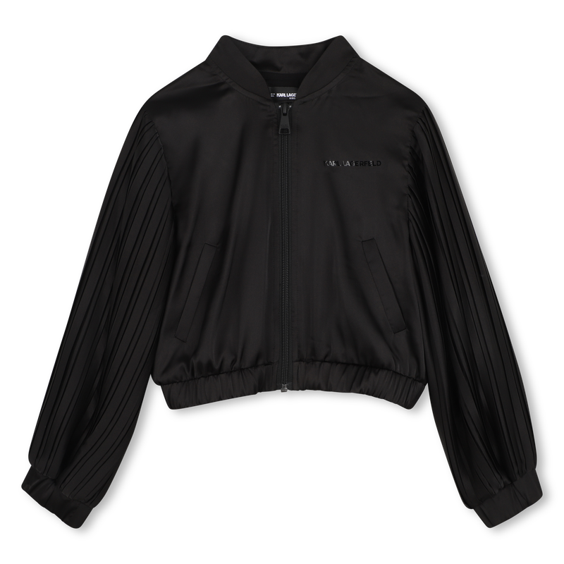 Chaqueta de manga plisada KARL LAGERFELD KIDS 
                        NI&Ntilde;A