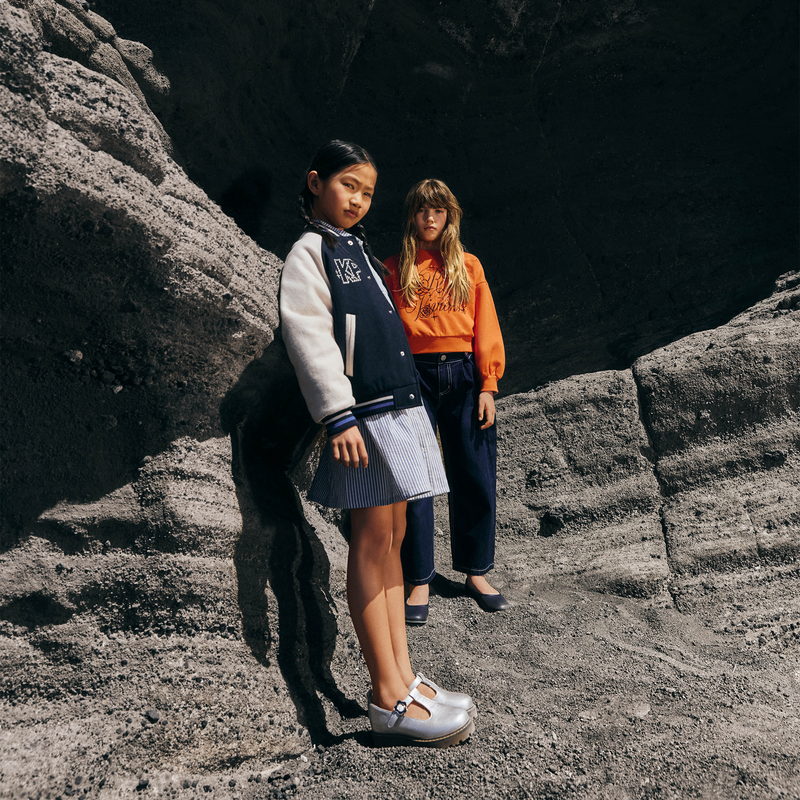 Cazadora bomber con cierre a presi&oacute;n KENZO KIDS 
                        NI&Ntilde;A