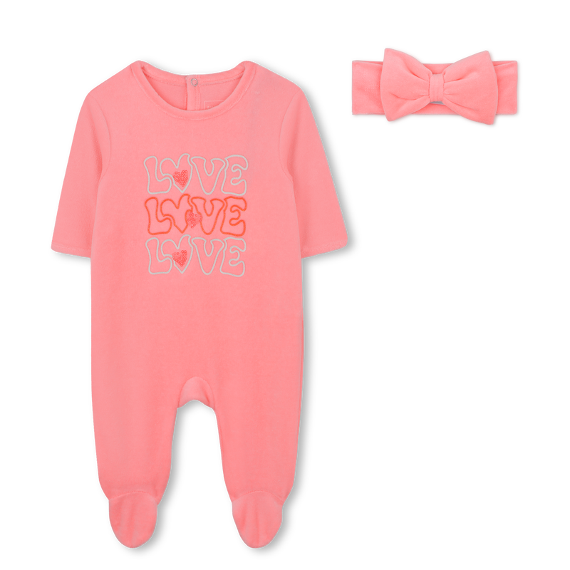Pijama de terciopelo BILLIEBLUSH 
                        NI&Ntilde;A