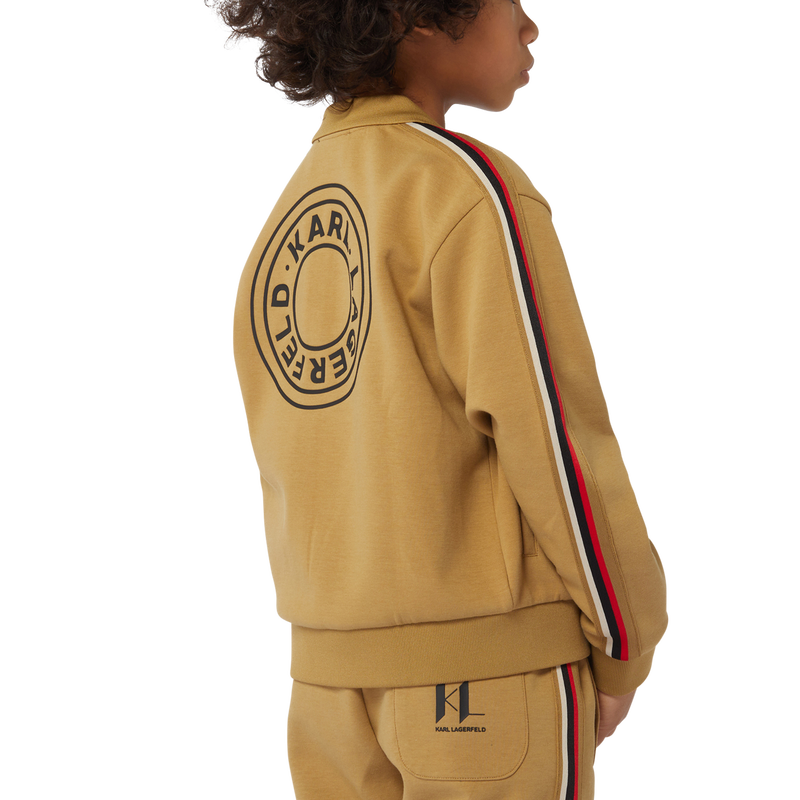 Chaqueta de ch&aacute;ndal cremallera KARL LAGERFELD KIDS 
                        NI&Ntilde;O